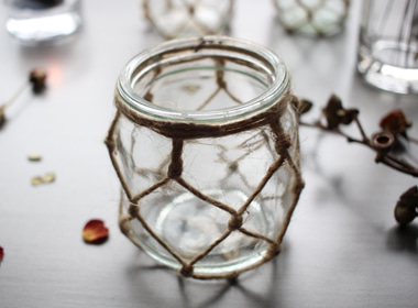 네트 글래스 쟈 - net glass jar